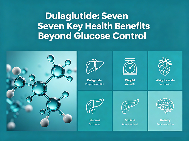 <p>Does Dulaglutide offer more than blood sugar regulation? Learn about its 5-day half-life, sustainable weight loss mechanics, and heart health benefits. Shaanxi Sunrise provides high-purity Dulaglutide backed by expert R&D and pharmaceutical excellence.</p>...