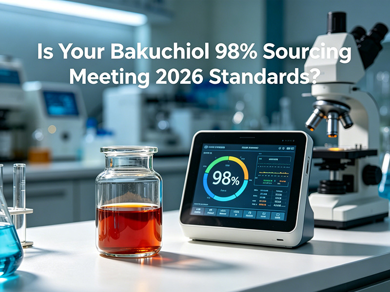 <p>Sourcing Bakuchiol (CAS 10309-37-2)? Discover why 98% HPLC purity is critical for anti-aging emulsions. Get GMP-aligned botanical APIs from Shaanxi Sunrise.</p>...