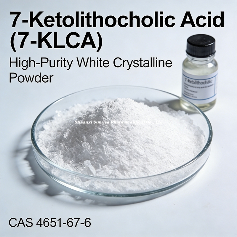 7-Ketolithocholic Acid (7-KLCA)  High-Purity White Crystalline Powder  CAS 4651-67-6  2