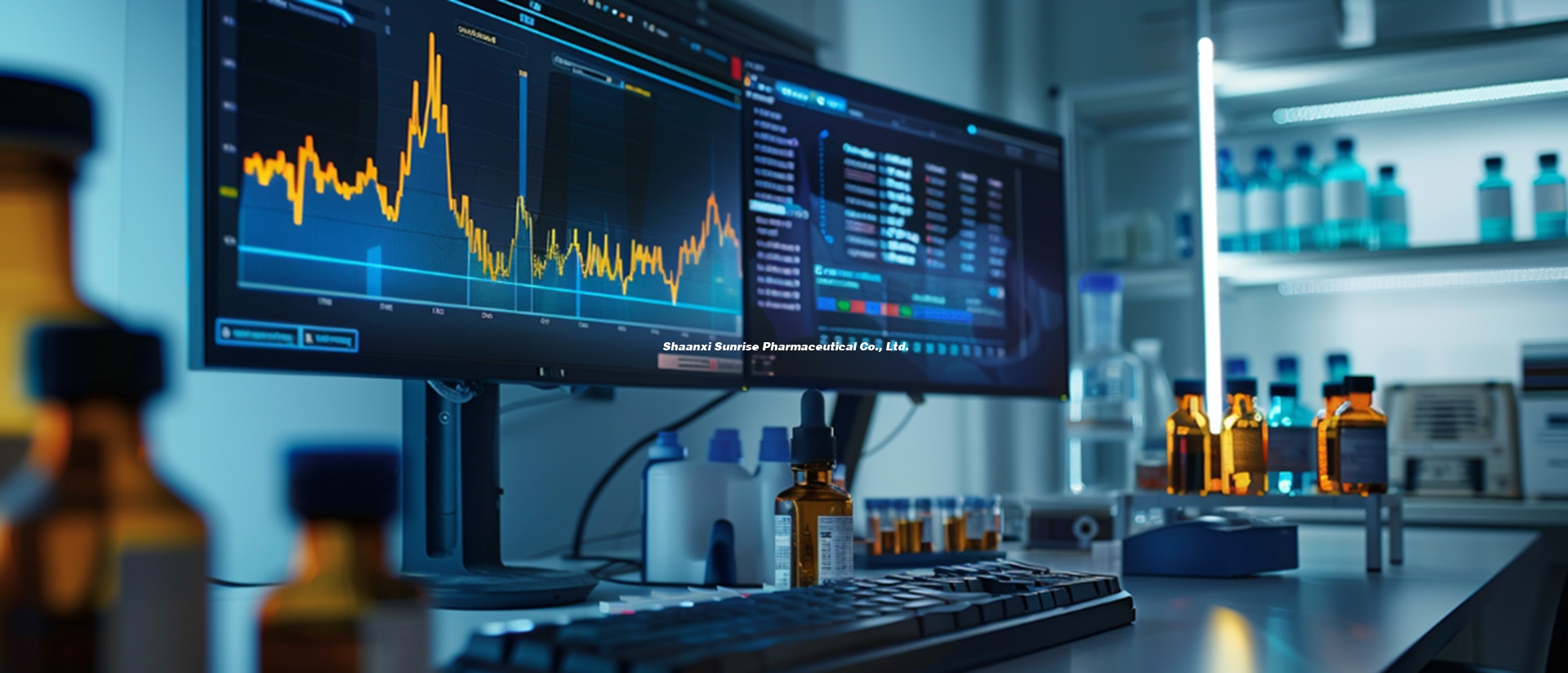 Heated UPLC chromatogram displaying the ultra-high purity of Shaanxi Sunrise Liraglutide, successfully resolving D-His7 diastereomers and micelle impurities